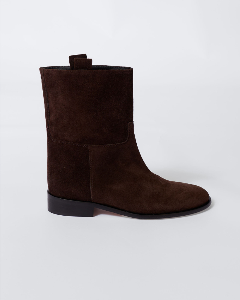 Ruby Korte Suède Laars Sensory Brown