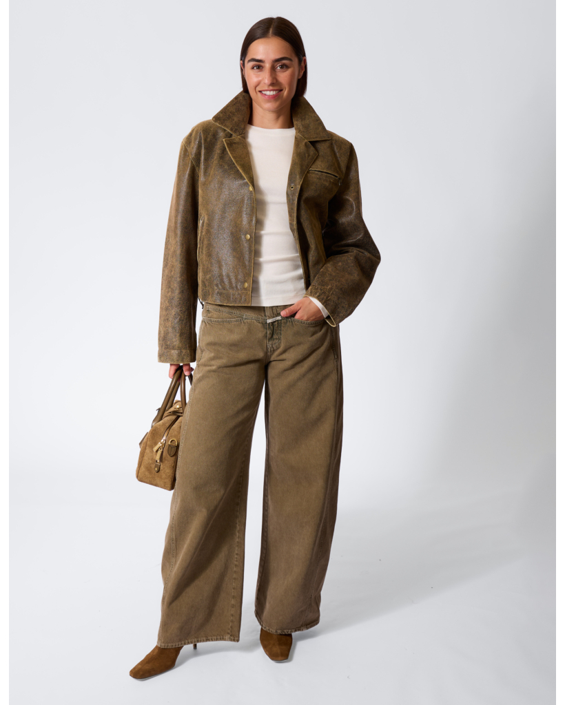 Tori-x Barrel Jeans Toffee Brown L32