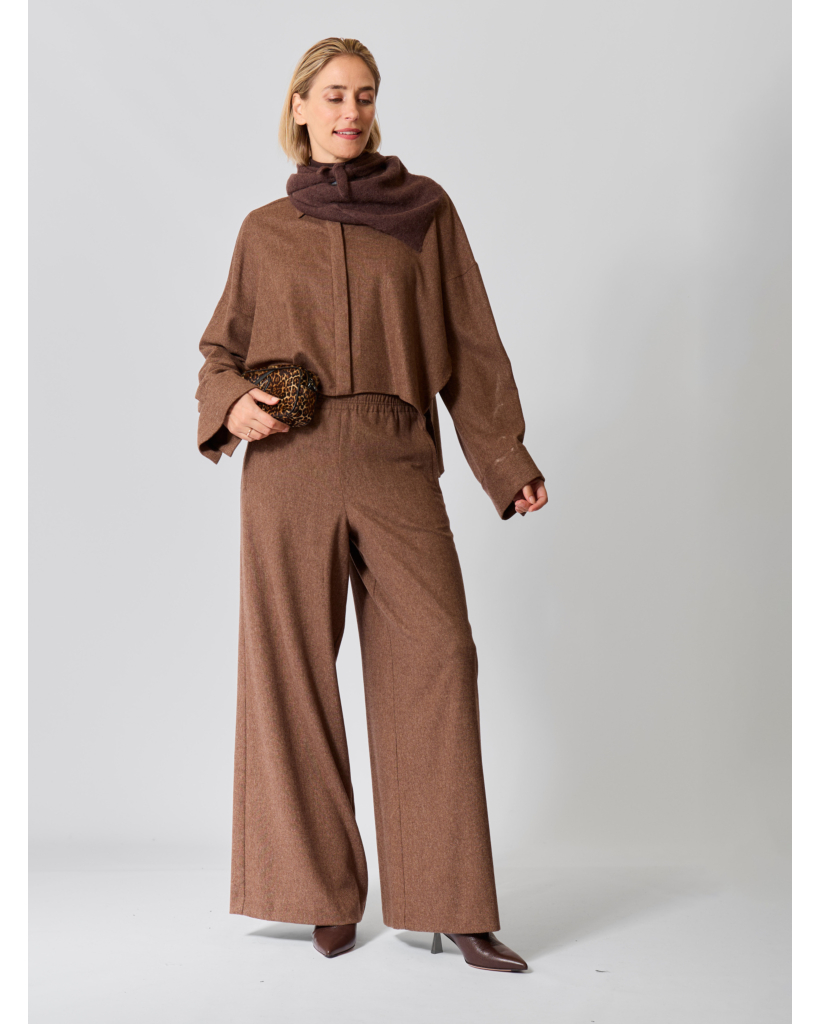 Ceiling Wolmix Pull-on Broek Choco Brown