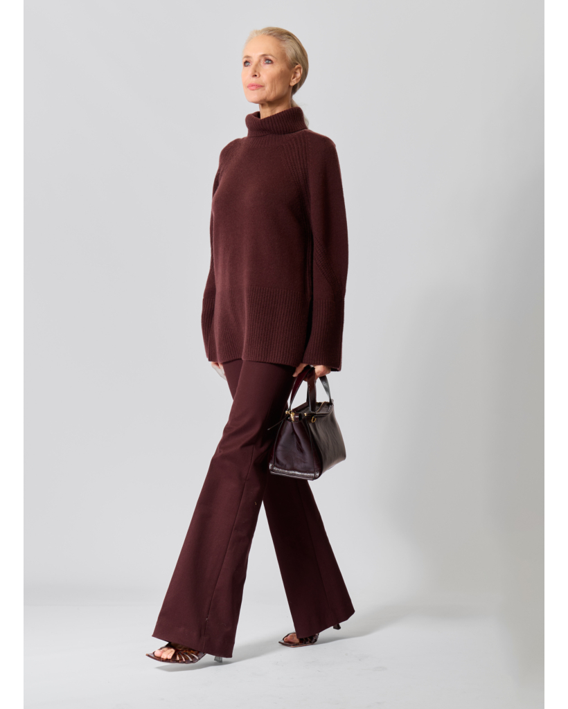 Loftus Pure Cashmere Coltrui Mahogany
