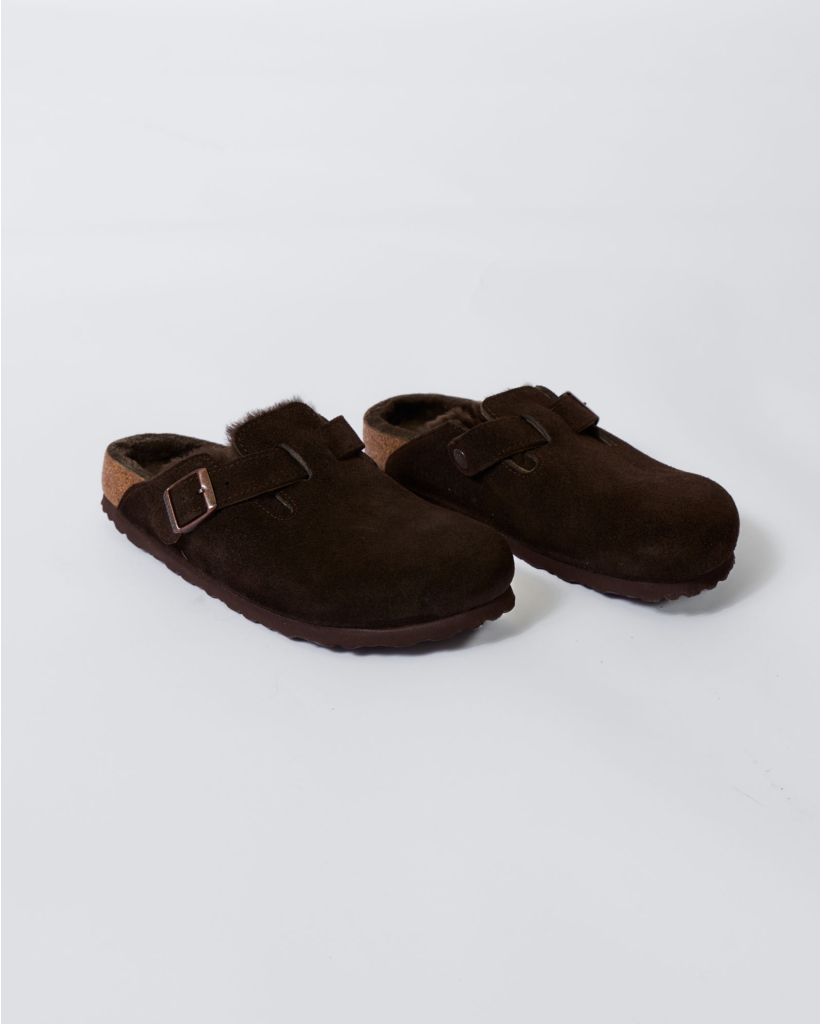 Boston Shearling Suede met Lamsvel Bruin 