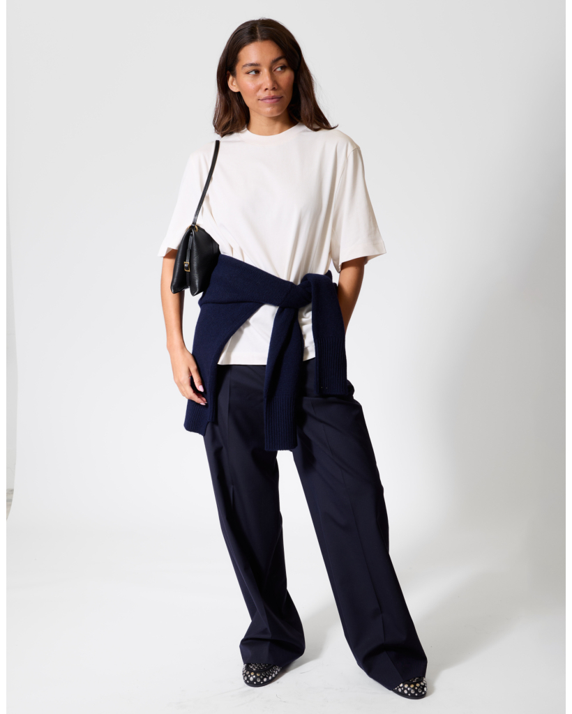 Wide leg Pantalon Dark Navy