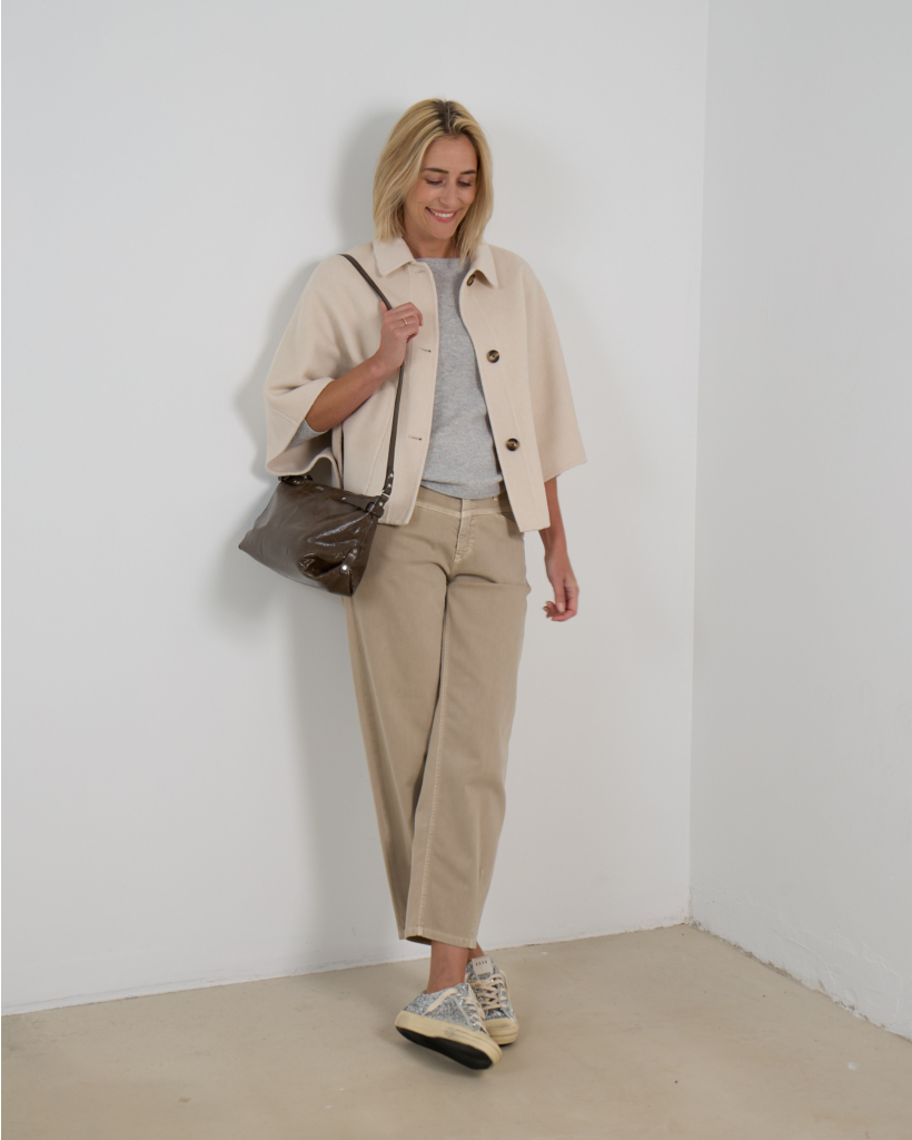 Kasjmier Boat Neck Pullover Trui Grijs 