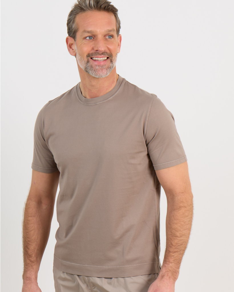 Extreme jersey t-shirt taupe