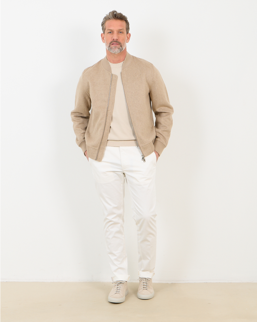 Pullover Paricollo Beige