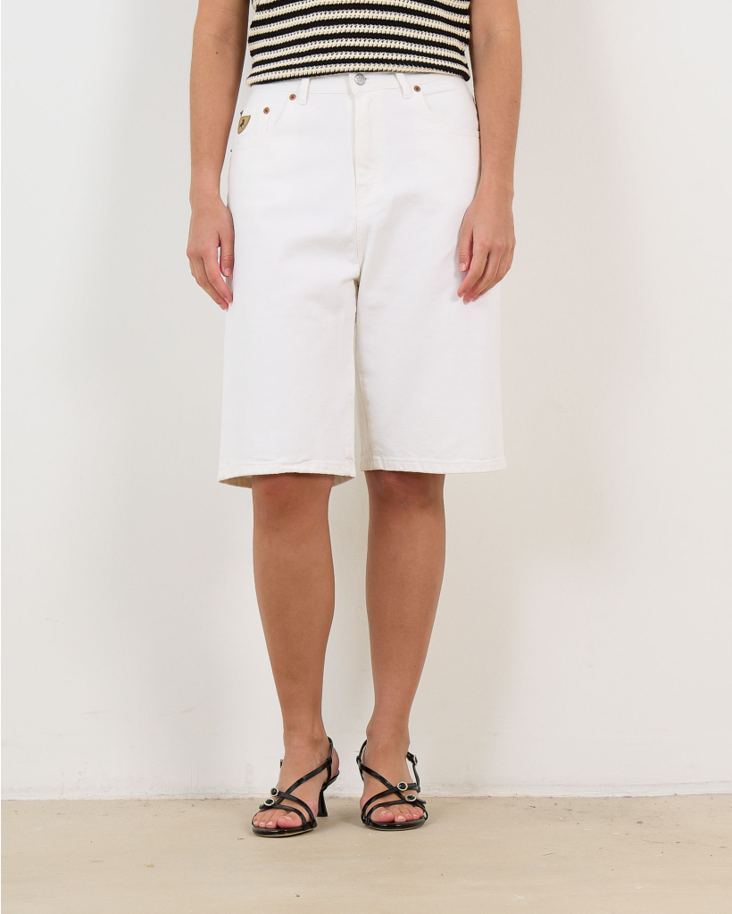 Camille Denim Bermuda Short Wit