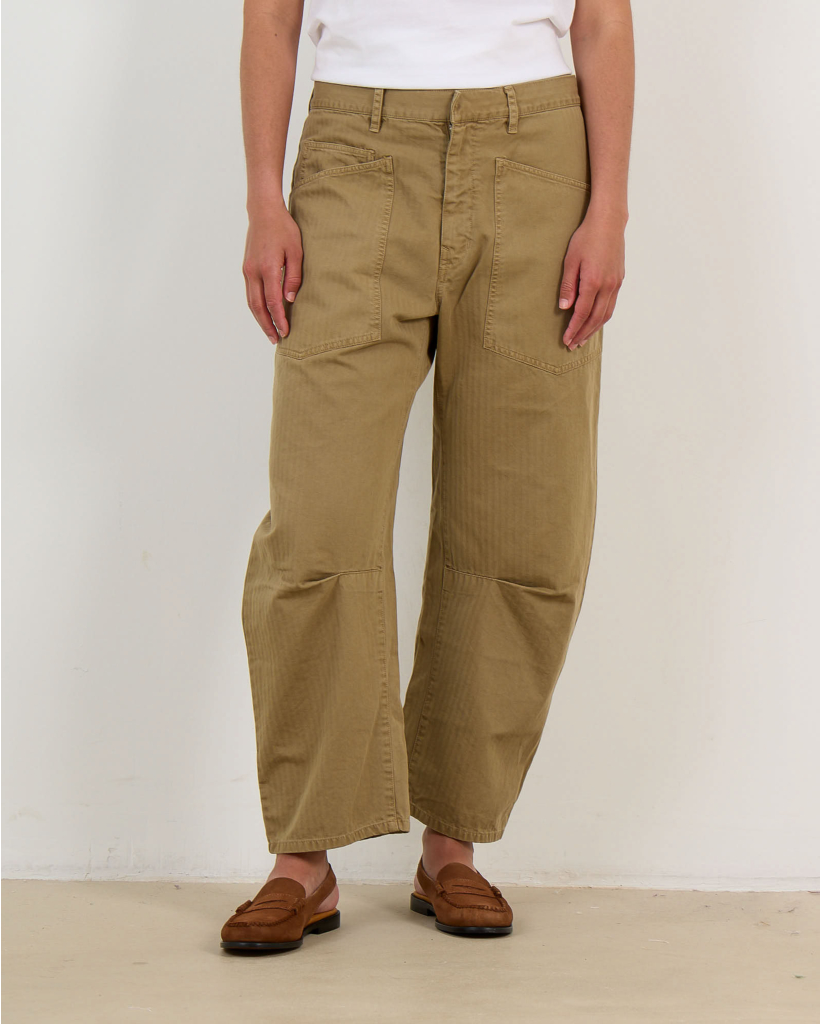Cargo Jeans met Steekzakken French Kaki