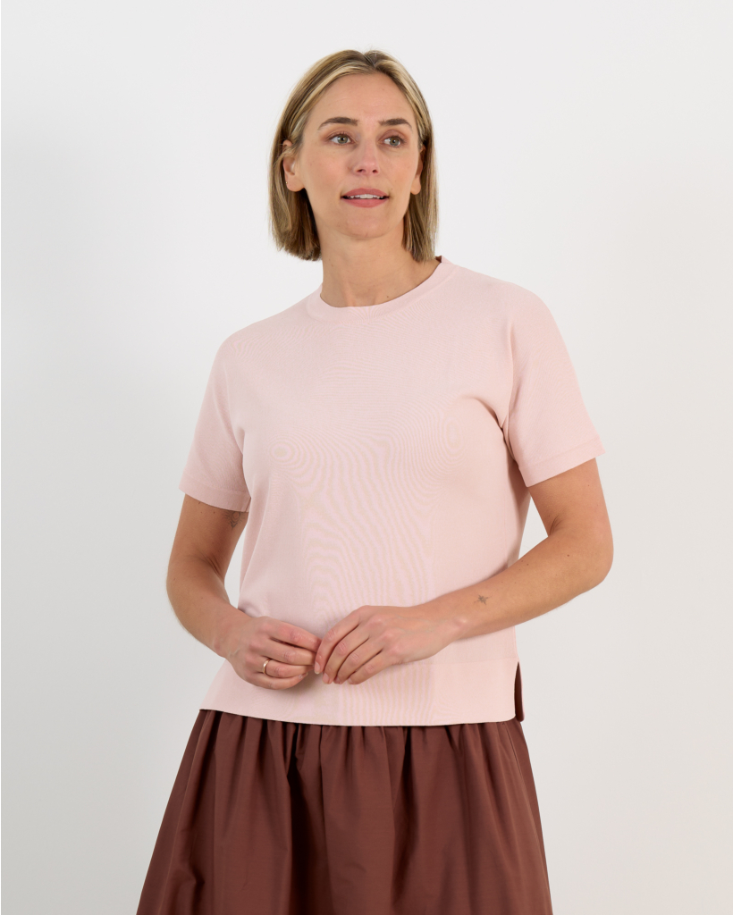 Niky Persy Pullover Korte Mouw Ronde Hals Rose