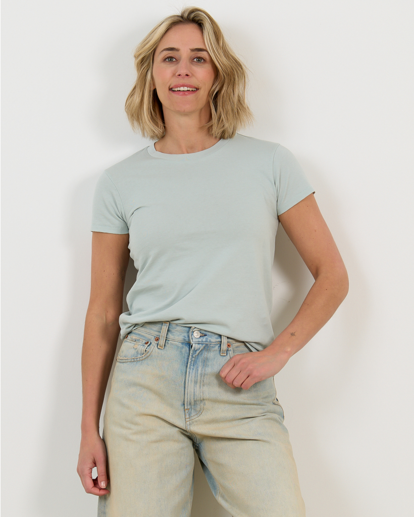 Mini Boy T-Shirt Sea Glass Blauw