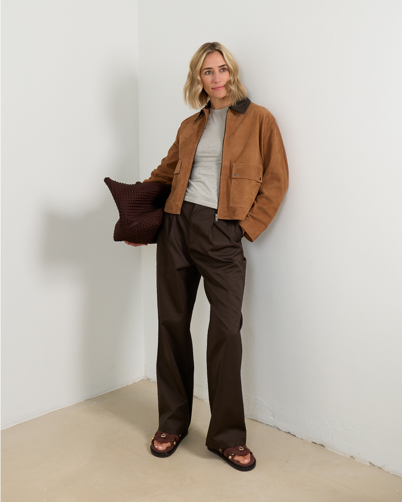 Stretchy Aangesloten Hemdje Grijs