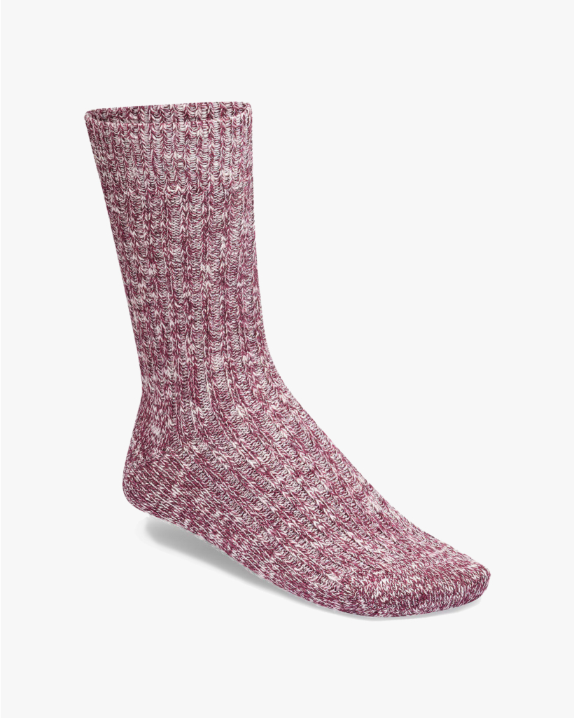 Cotton Slub Sokken Zinfandel