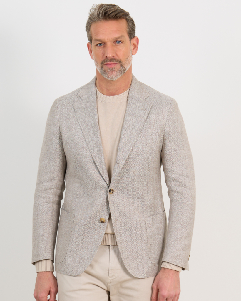 Posillipo colbert single breasted beige 