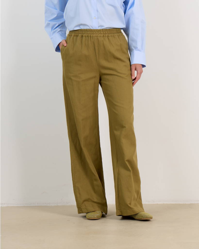 Pantalon Regular Fit Beige