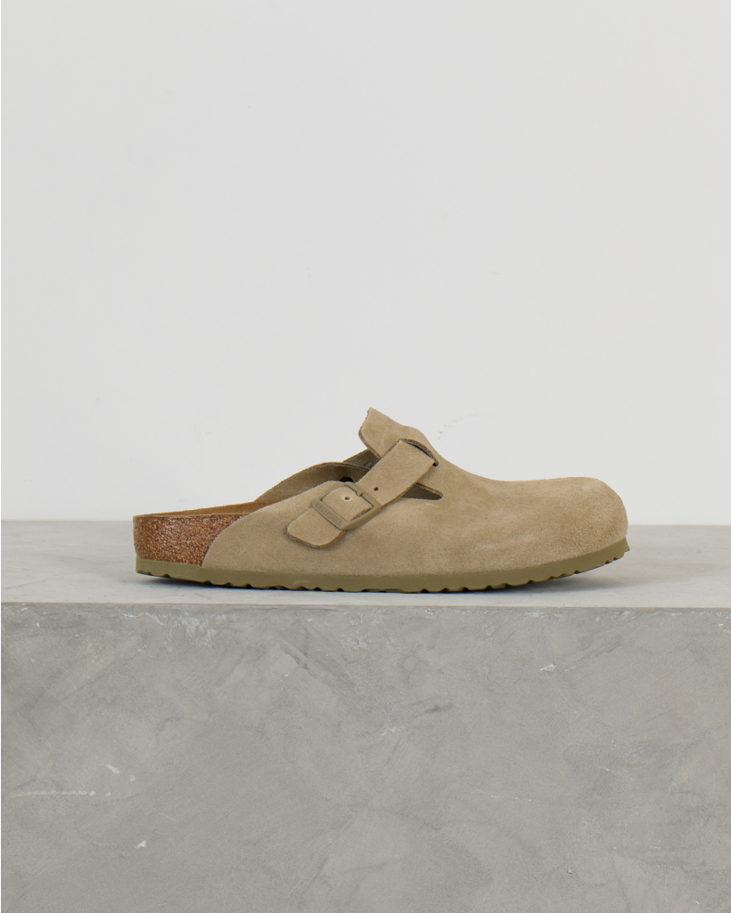 Boston Suede Sandalen Faded Khaki