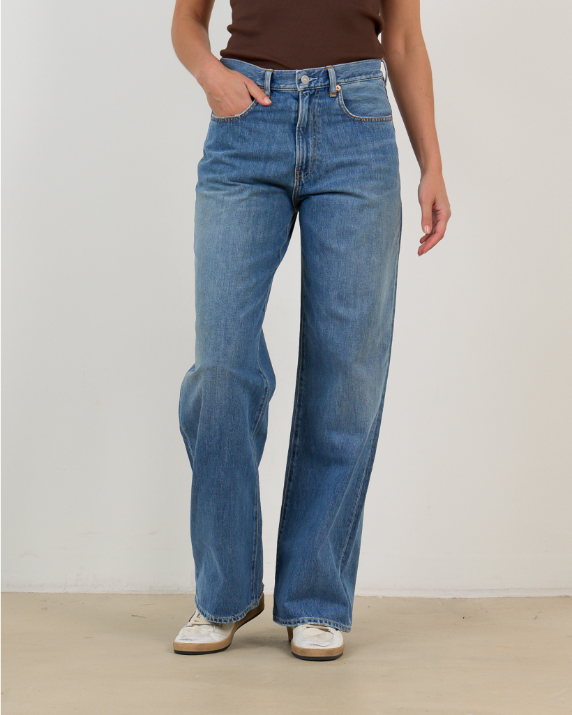 Teri Wide Leg Jeans Blauw 