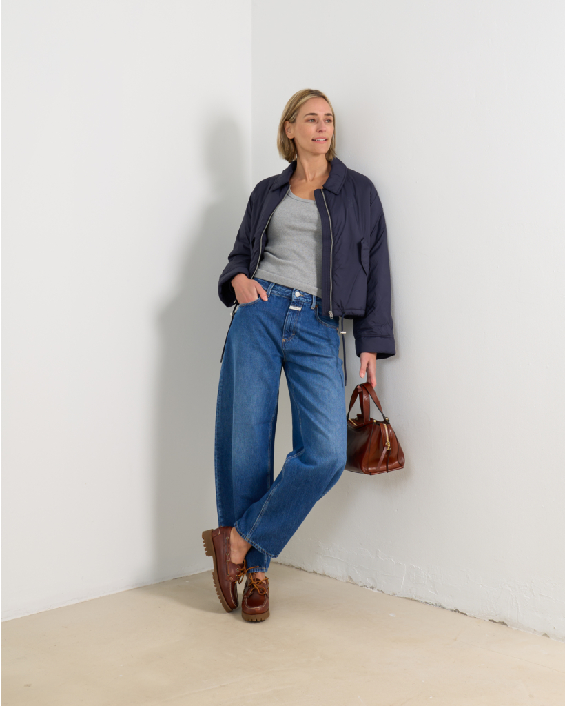 Stretchy Aangesloten Hemdje Grijs