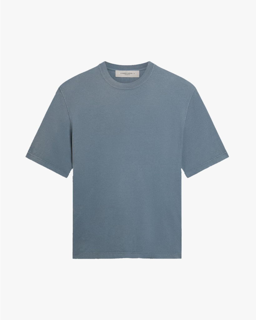 Katoenen T-shirt met logo print Blauw