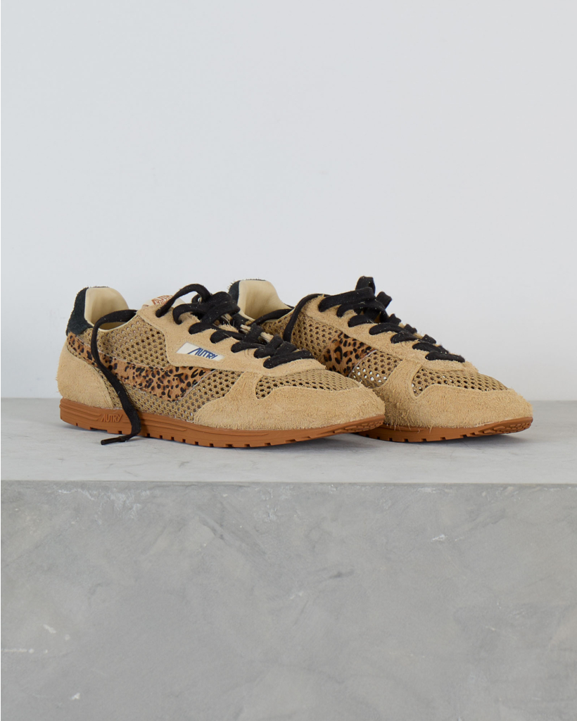 Windspin Sneakers Trench/Leopard 