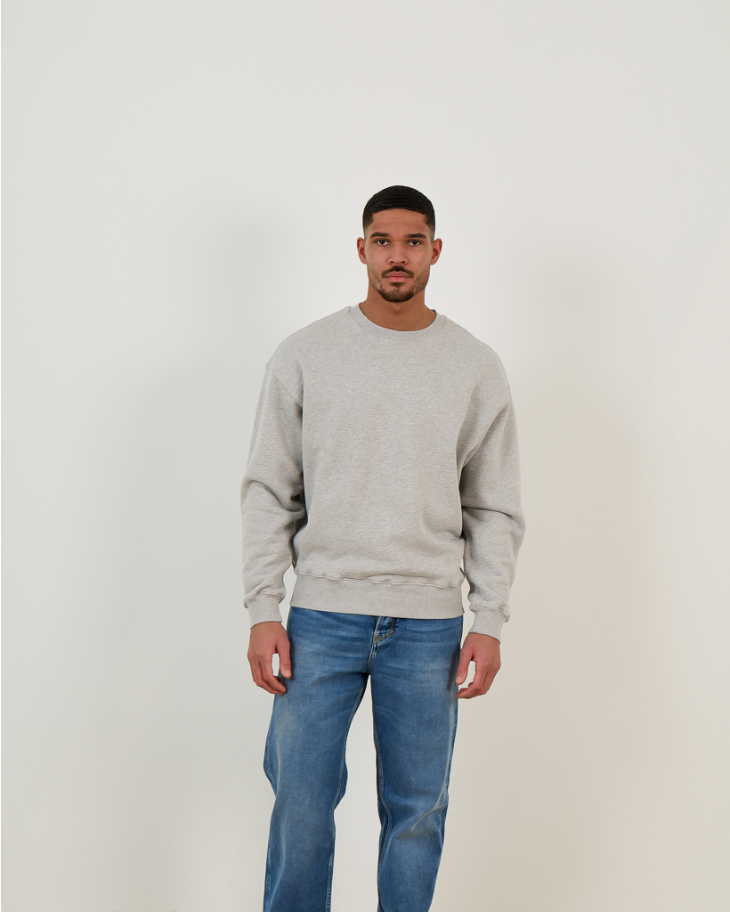 Kelly Sweater Crewneck Grey Melange