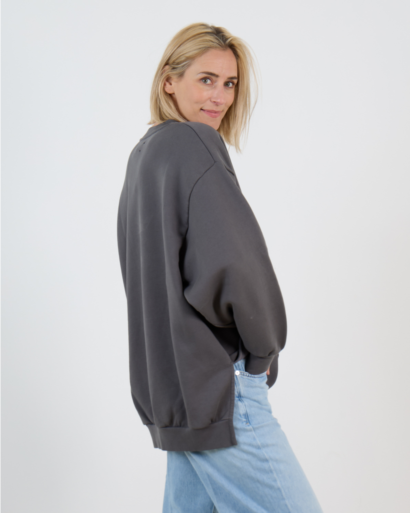 Ulla Crewneck Sweater Antraciet