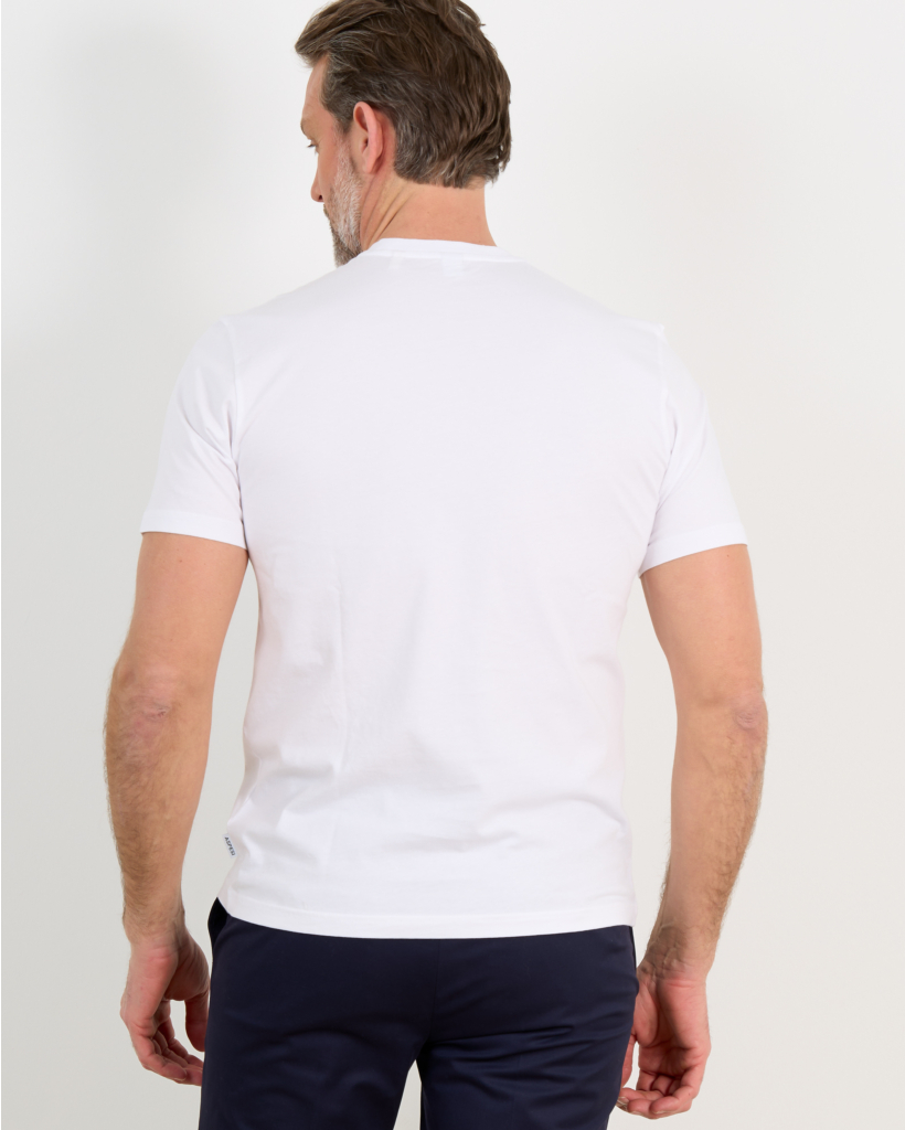 Katoenen Jersey Pocket T-shirt Navy