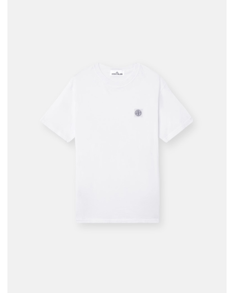2100026 T-shirt Korte Mouw Ronde Hals Logo Wit 