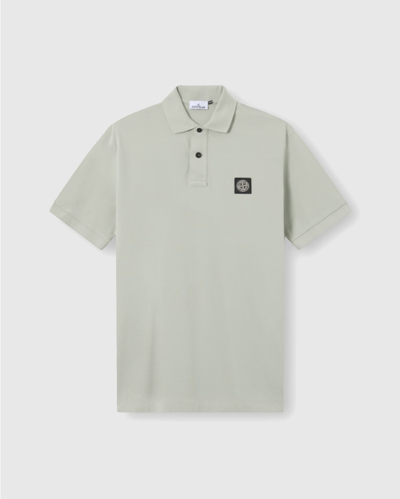 220008 Polo Korte Mouw Sage