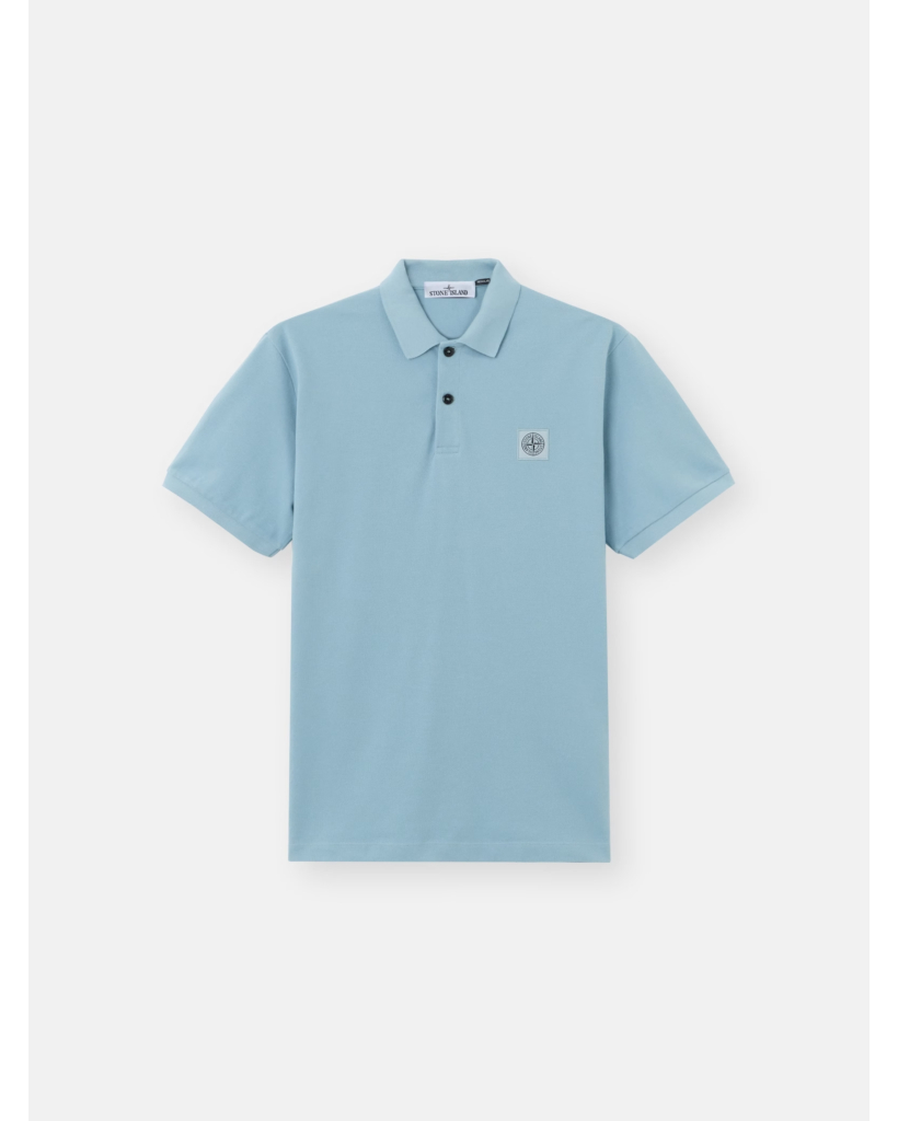 2200011 Polo Korte Mouw Dust Blue