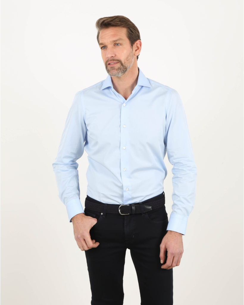 Shirt Blue Contemporary