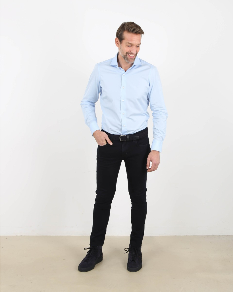 Shirt Blue Contemporary