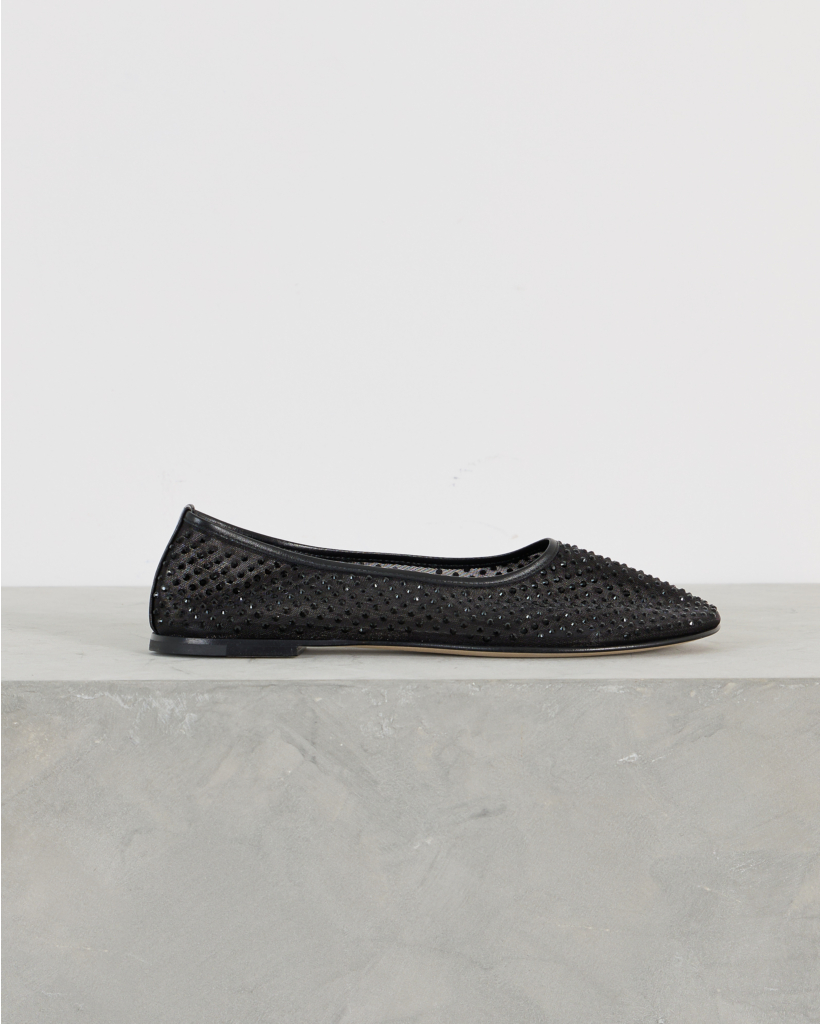 Balla Crystals Pump Zwart