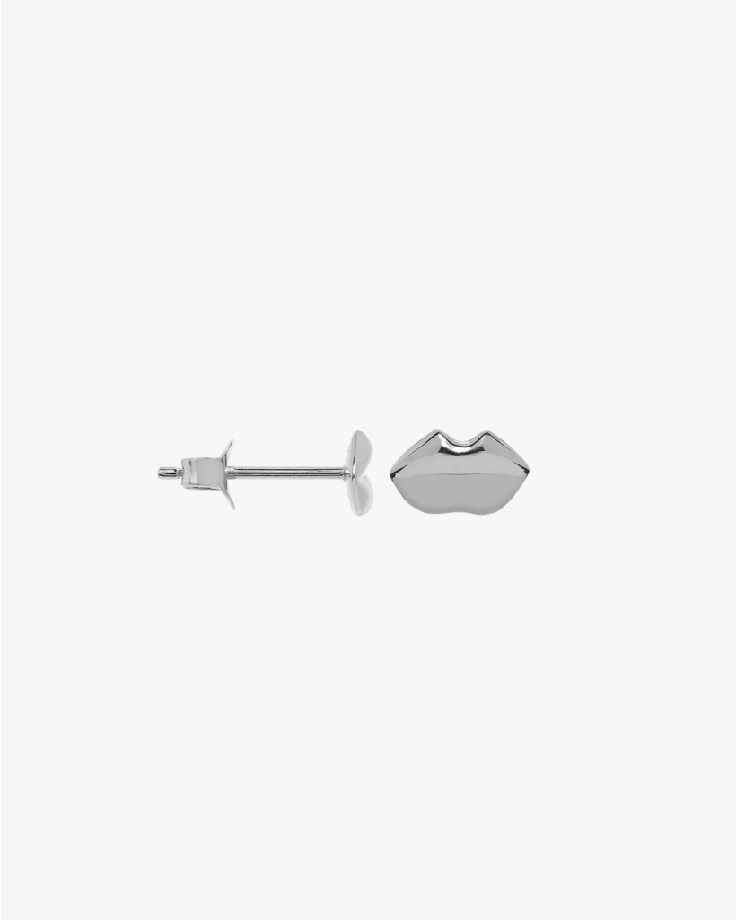 Single Bisou Stud Silver