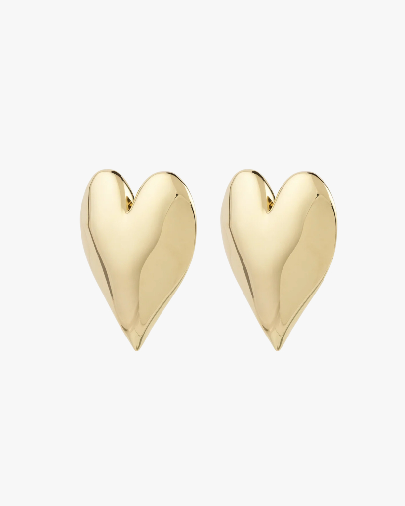 Forbidden Love Stud Earrings Gold Plated