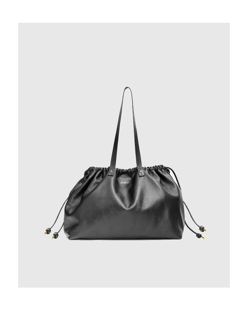 Silven e/w Leren Tote Zwart