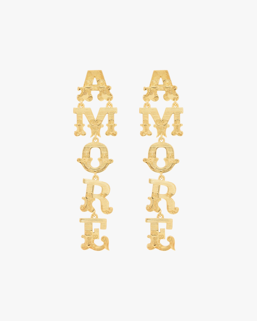 Amore Oorbellen Gold Plated