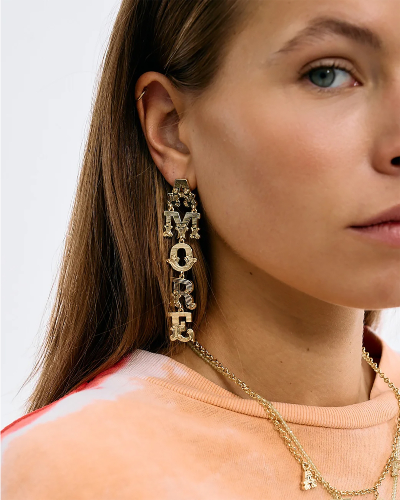 Amore Oorbellen Gold Plated