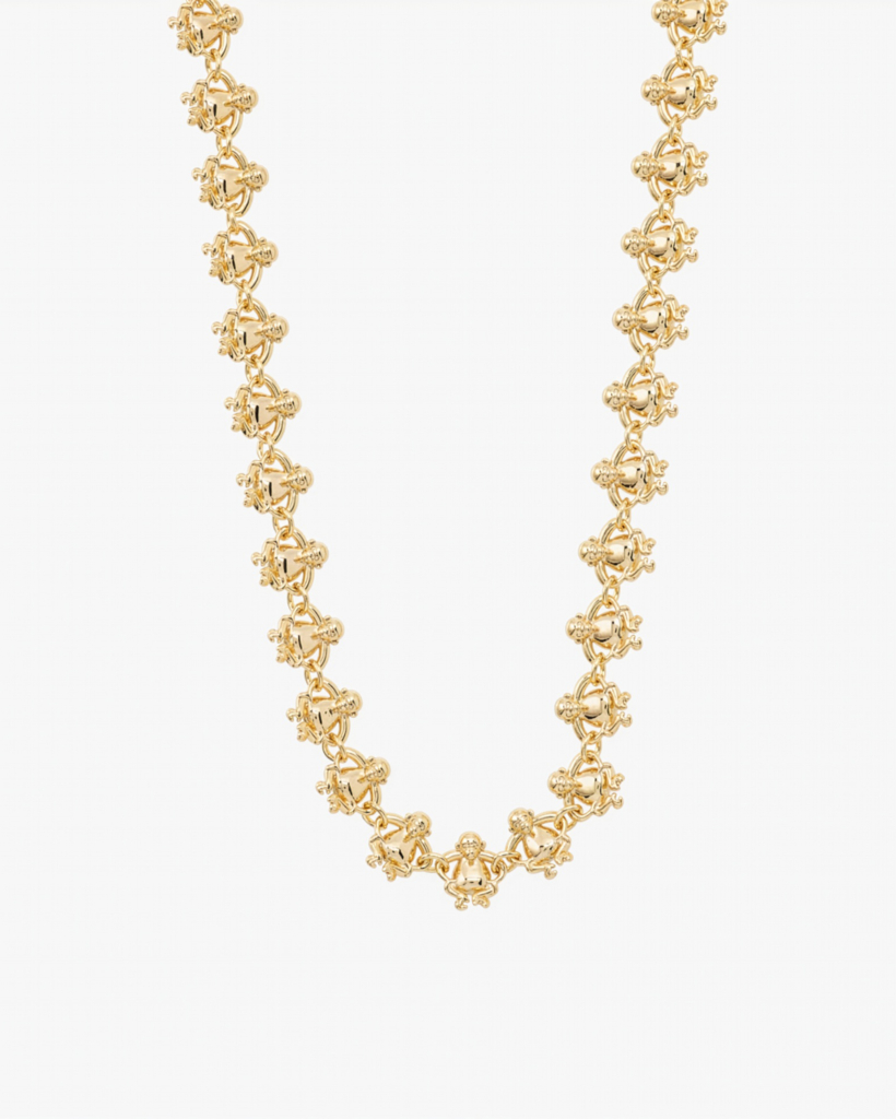 Monkey Loop Choker Gold Plated