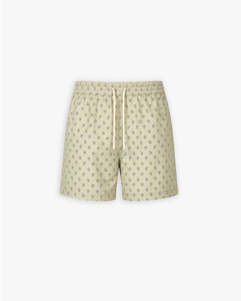 Zwemshort Taupe Print