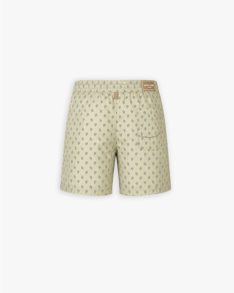 Zwemshort Taupe Print