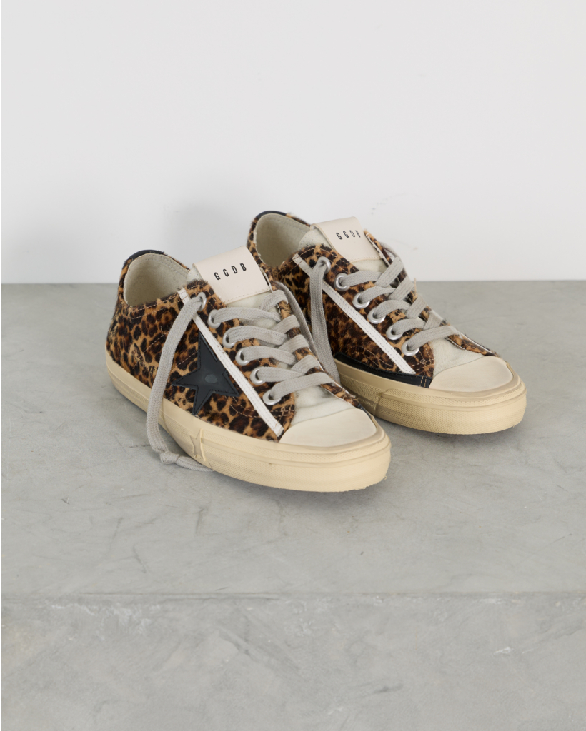 V-Star 2 Sneaker Horsy Leather Star Leopard Bruin