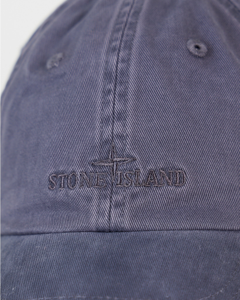 9100002 Brushed Katoenen Gabardine Pet Blauwgrijs