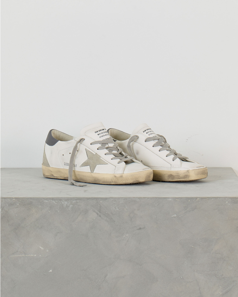 Super Star Sneaker Wit Donker Grijs