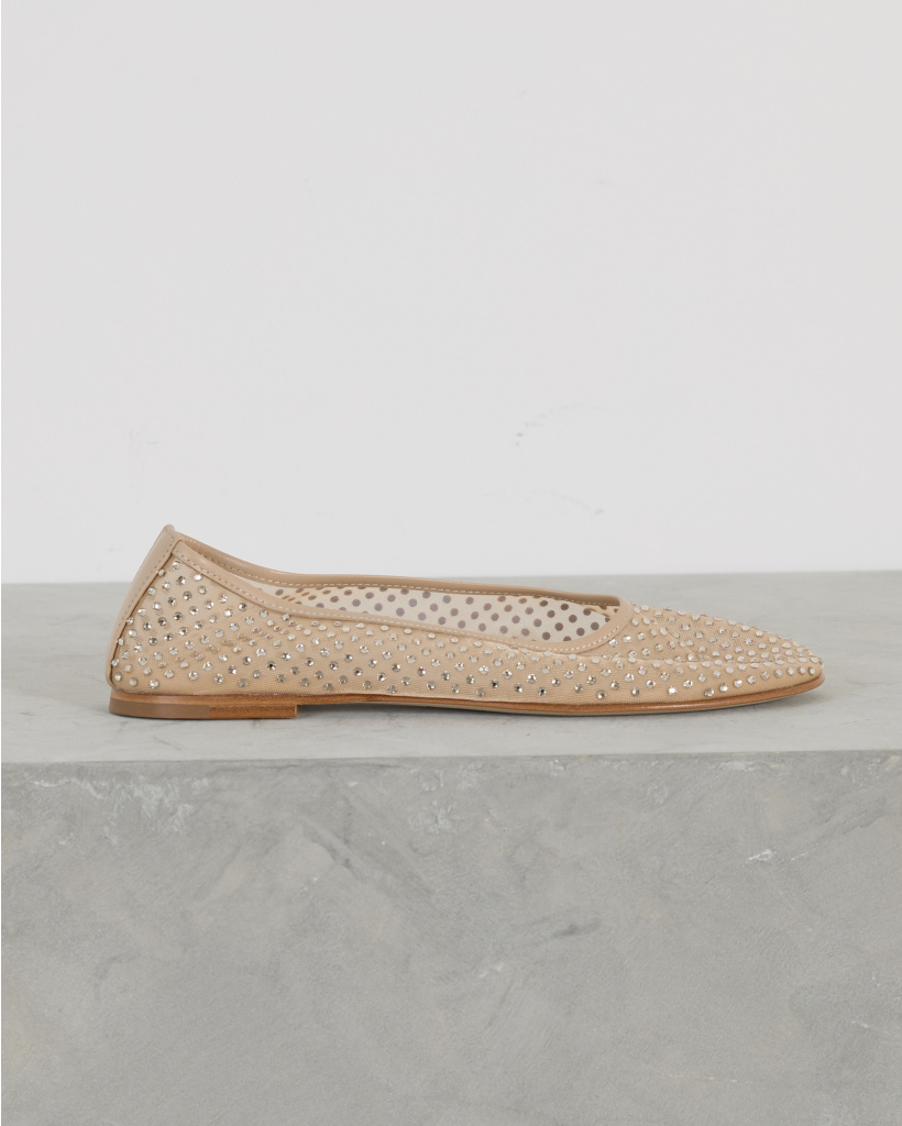 Balla Mesh Pump Crystal Beige