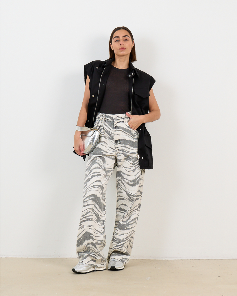 IRO Iziel Lang Gilet Zwart