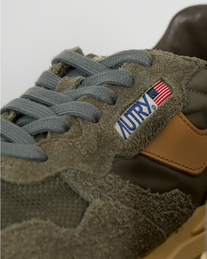 Reelwind Low Sneaker Suede Kaki Groen