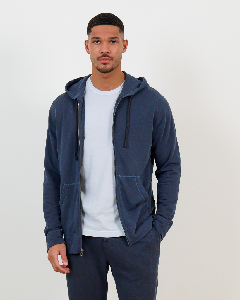Vest met Rits Navy