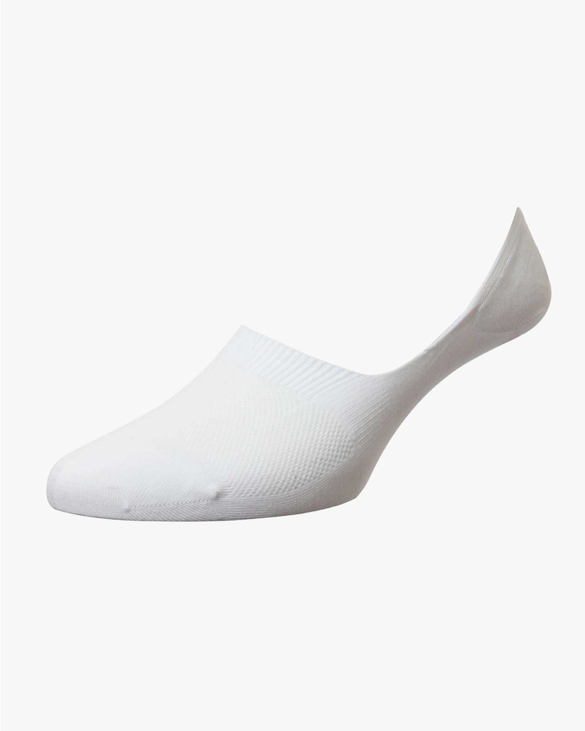 Seville Invisible Socks White