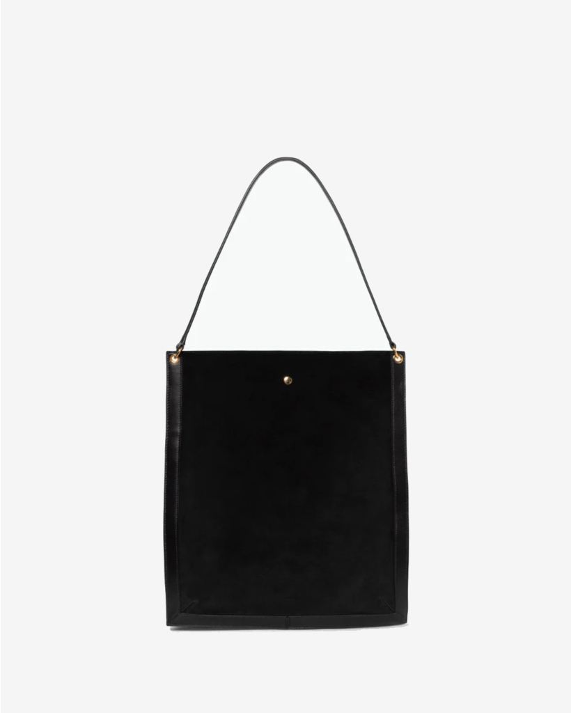 Penny Tote Black Suede / Black