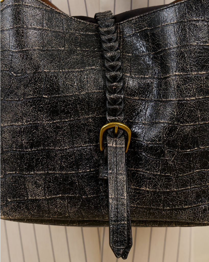 Joseph S Imprimé Croco Grunge Sheepskin