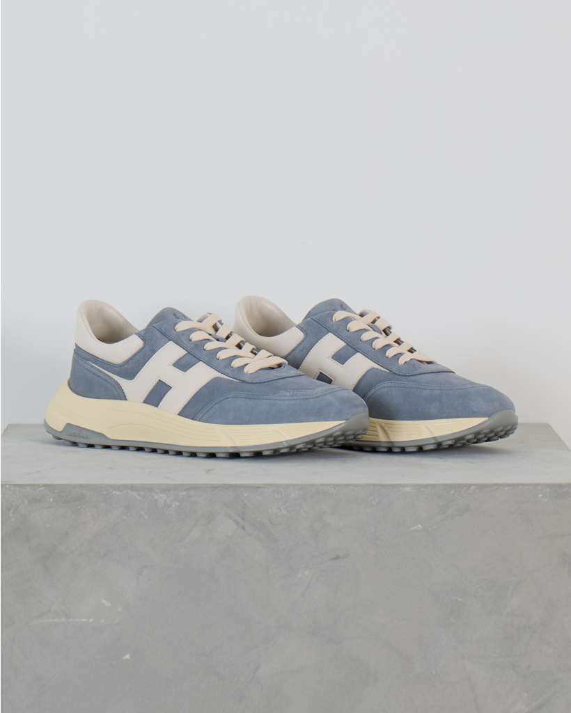 Hyperlight Suede Sneaker Denim Blauw